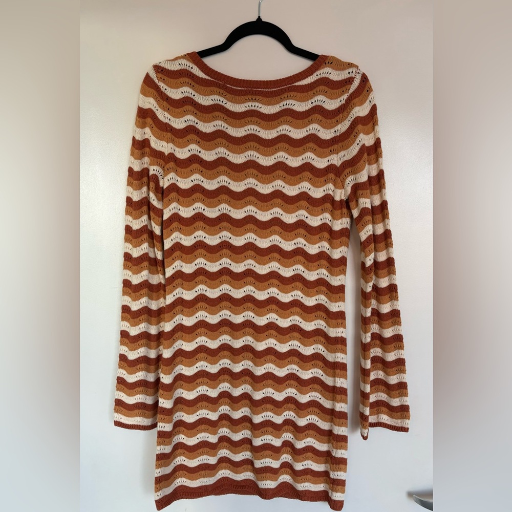 Rhythm Sunshine Longsleeve Knit Mini Dress
